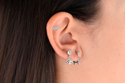 Infinity Zircon Earring