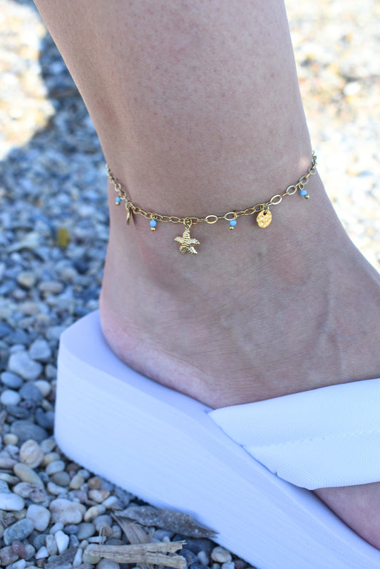 Blue Anklet