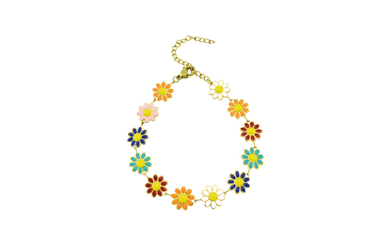 Pulsera Margaritas Multicolor