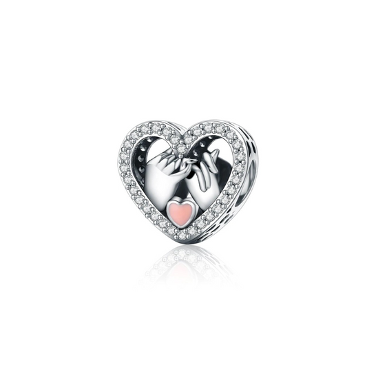 Engagement Heart Charm