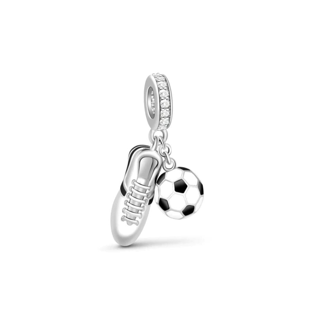 Passion for football pendant charm