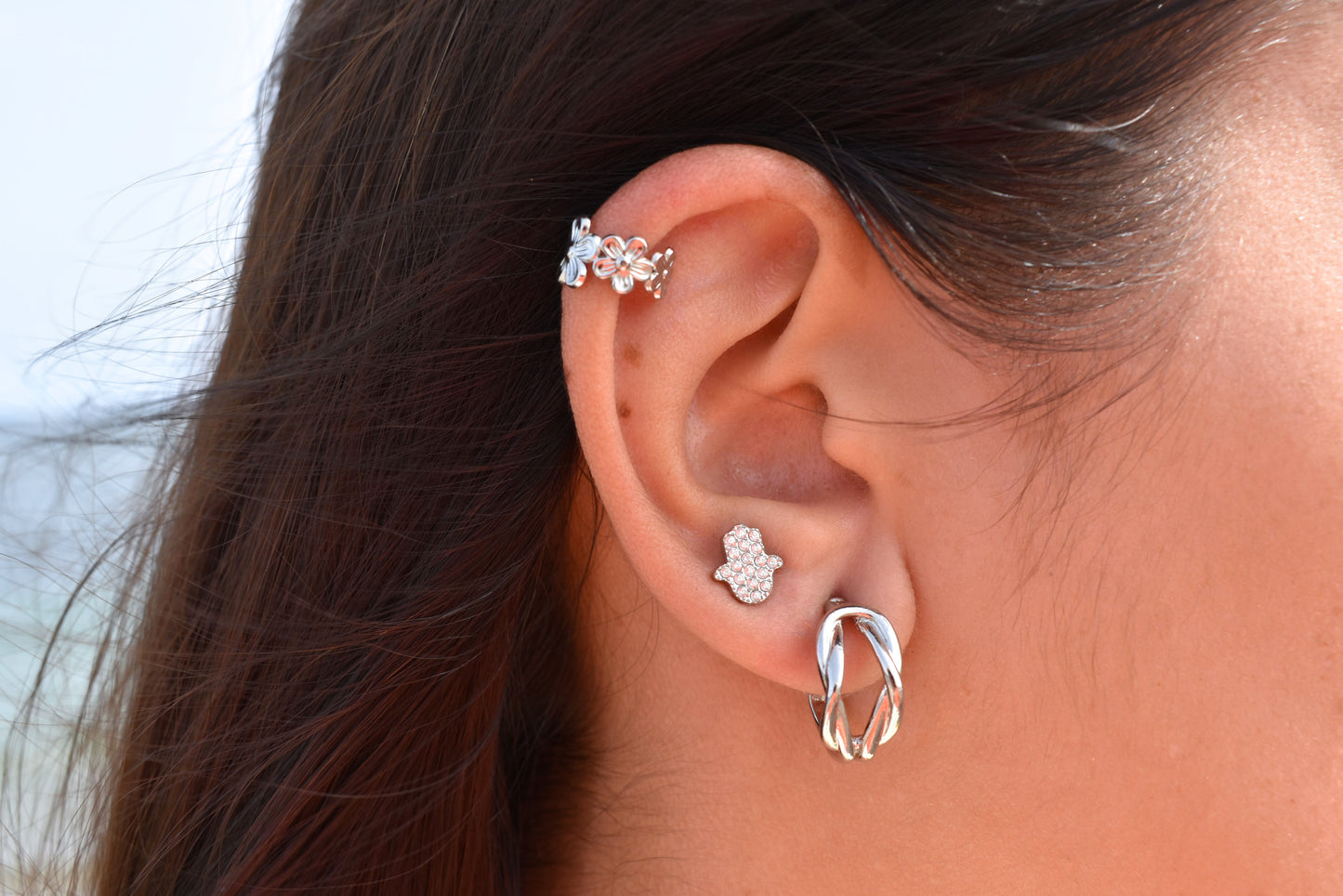 Ear Cuff Flores