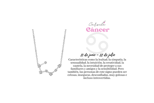 Collar Constelación Cáncer