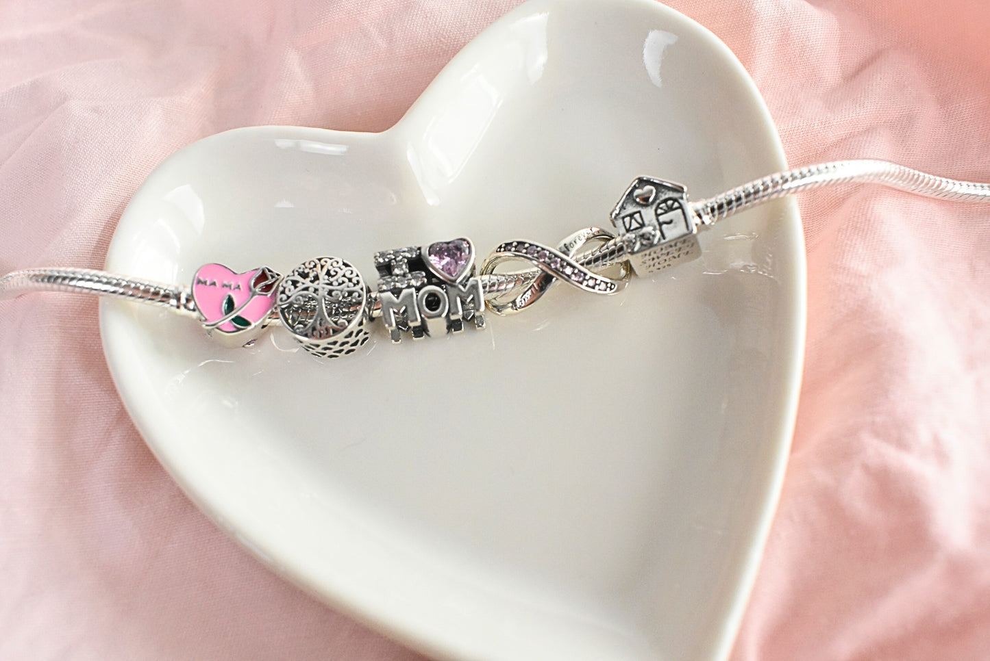 Mom Heart Charm