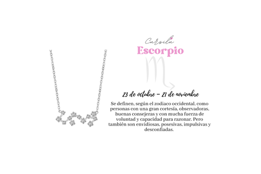 Scorpio Constellation Necklace