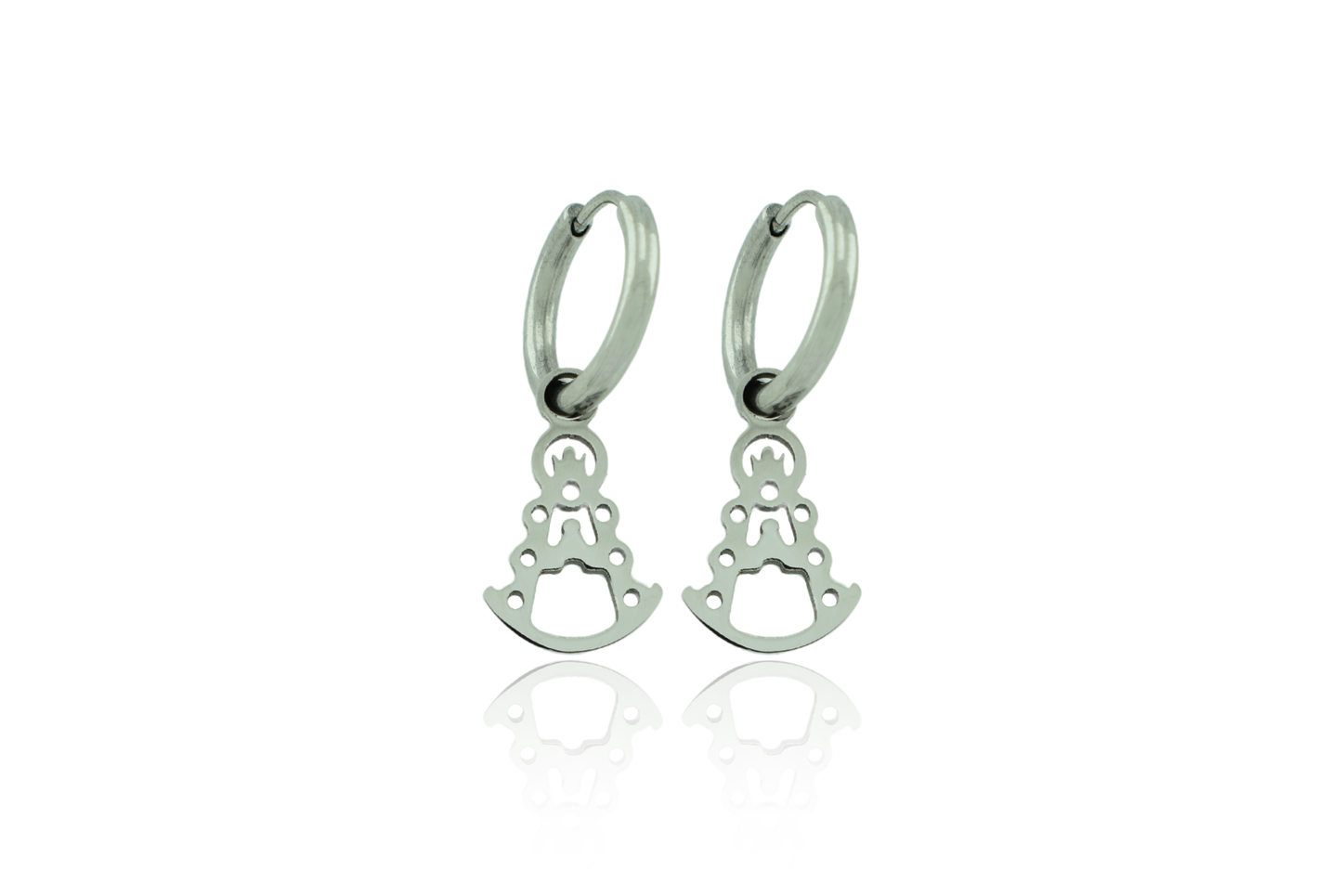 Virgen del Rocío hoop earrings