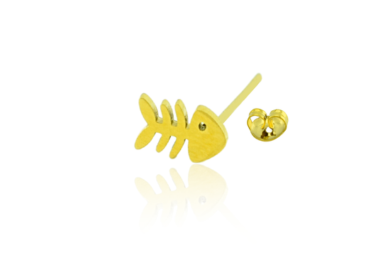 Pendientes mini Pez Dorado