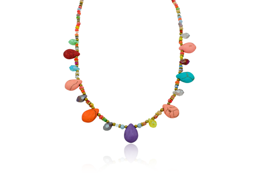Collar Piedras Multicolor