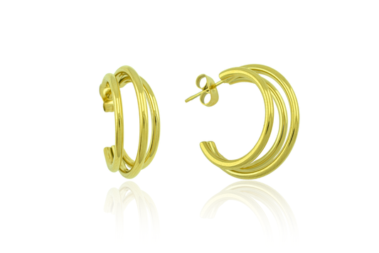 Triple Hoop Earrings