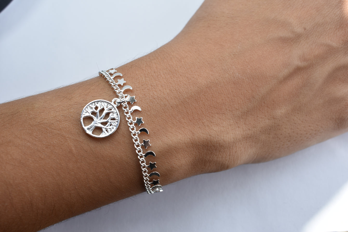 Pulsera Estrella y Árbol