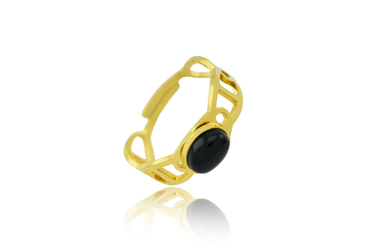 Anillo Thalia Negro