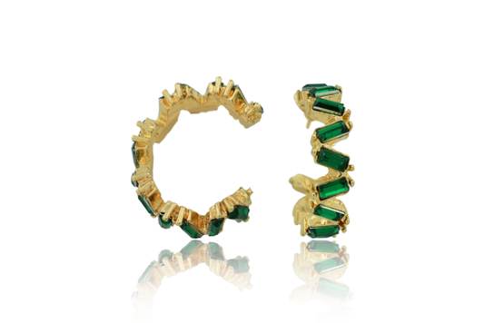 Green Zirconia Earrings