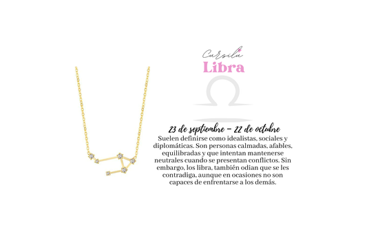 Collar constelación Libra