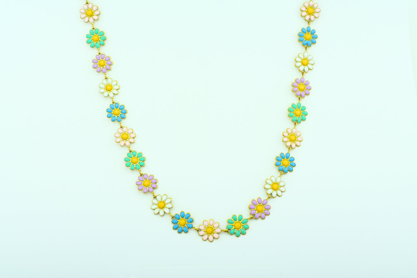 Collar Flores Pastel